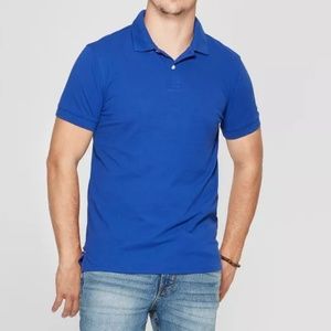Slim Fit Short Sleeve Collared Polo Shirt